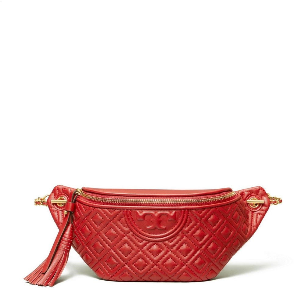 Tory Burch Red Fleming Belt Bag